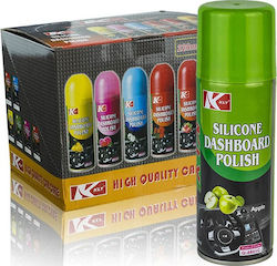 KLY Spray Polieren für Kunststoffe im Innenbereich - Armaturenbrett mit Duft Apfel Silicone Dashboard Polish 220ml Q-8801C