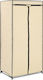 vidaXL Fabric Wardrobe with Zipper in Beige Color 75x50x160cm