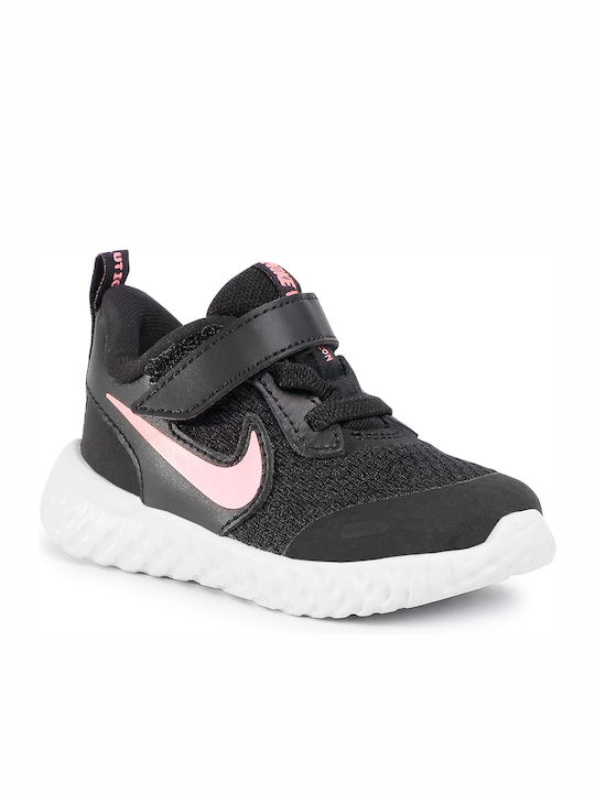 Revolution 5 Αθλητικά Παιδικά Παπούτσια Running με Σκρατς Black / Sunset Pulse