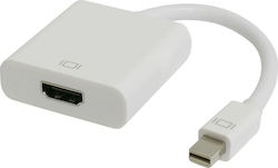 Powertech CAB-DP036 mini DisplayPort male σε HDMI female Powertech CAB-DP036 mini DisplayPort male σε HDMI female