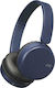 HA-S35BT Ασύρματα Bluetooth On Ear Ακουστικά με 17 ώρες Λειτουργίας Navy Μπλε