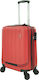 Rain Cabin Travel Suitcase Hard Red with 4 Whee...