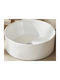Tema Style Aufsatzwaschbecken Porzellan 40.5x40.5x15cm Weiß