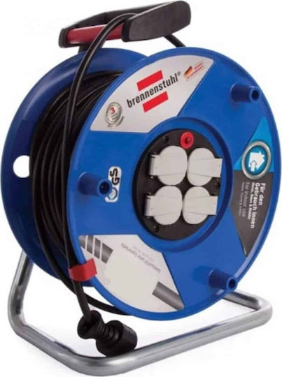 Brennenstuhl BCR3050 Extension Reel Cord 3 x 1.5mm²/50m Blue
