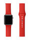 Λουράκι Σιλικόνης Κόκκινο (Apple Watch 38/40/41mm)