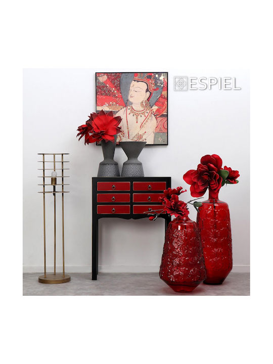 Espiel Ασιατική Φιγούρα Κάδρο σε Καμβά 60x60cm