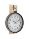 Bizzotto Ticking Wall Clock Metallic White Ø30cm