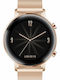 Huawei Watch GT 2 42mm Elegant Stainless Steel 42mm Αδιάβροχο με Παλμογράφο (Refined Gold)