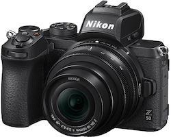 Nikon Mirrorless Φωτογραφική Μηχανή Z 50 Crop Frame Kit (Z DX 16-50mm F3.5-6.3 VR) Black