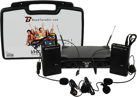 BoomToneDj VHF 20HL F5-F7 Set Wireless Condenser (Small Diaphragm) Microphone Head for Vocals