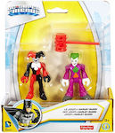 Fisher Price Miniature Toy Joker & Harley Quinn for 3+ Years