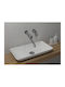 Ceramita F617 Aufgesetztes Waschbecken Porzellan 70x40x13cm Weiß