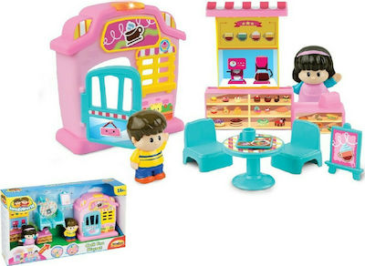 MG Toys Miniatur-Spielzeug Cafe Fun Playset für 1.5+ Jahre