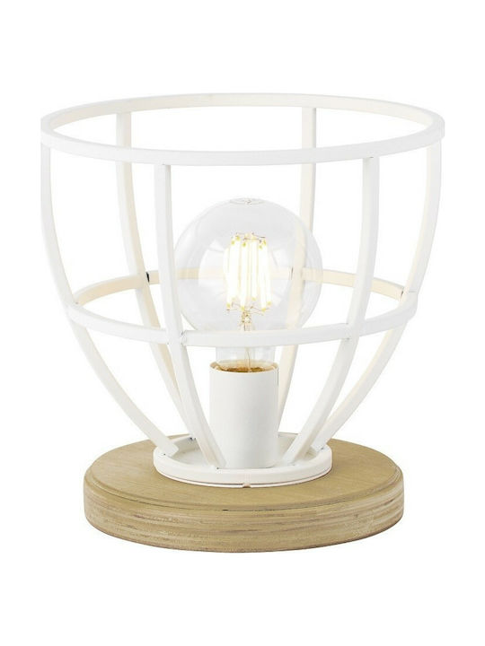 Brilliant Matrix Table Decorative Lamp with Socket for Bulb E27 White