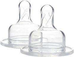 Dr. Brown's Natural Flow Options Silicone Teats for 0m+ 2 Pieces