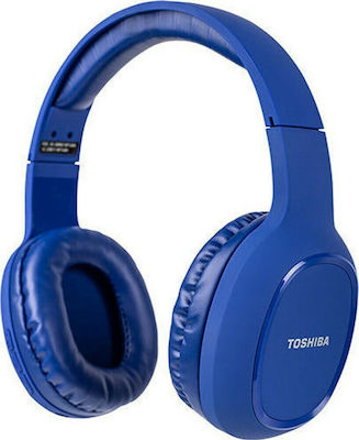 Toshiba RZE-BT160H Wireless/Wired On Ear Sports Headphones with 6 hours of Operation Blue RZE-BT160H-BLUE