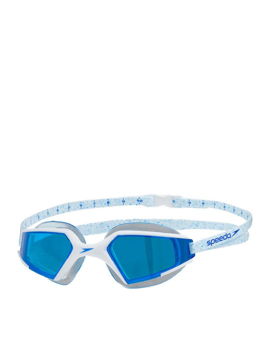 Speedo Aquapulse Max 2 AU Ochelari de Înot Adulți cu Lentile Anticeață Alb