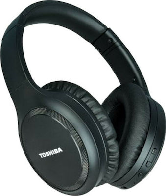 Toshiba RZE-BT1200H Ασύρματα/Ενσύρματα Over Ear Ακουστικά με 20 ώρες Λειτουργίας Μαύρα