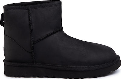 ugg classic mini leather black