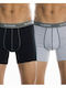 Start Short Ανδρικά Μποξεράκια Πολύχρωμα 2Pack