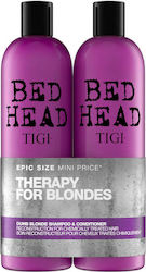 Tigi Bed Head Therapy For Blondes Σετ Θεραπείας Μαλλιών 2τμχ