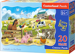 Kids Puzzle Animals On The Farm 20pcs Castorland