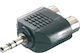 Vivanco Convertor 3.5mm masculin în RCA 2x femelă 1buc 46047