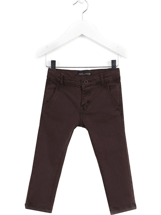 Losan Kids Fabric Trousers Burgundy 825-9662AC