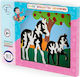 Wooden Kids Peg Puzzle Wooden Puzzle Zebras for 2+ Years 12pcs Anelixi