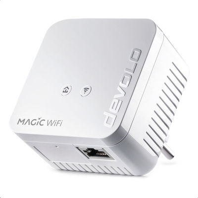 Devolo Magic 1 WiFi Mini Powerline για Ασύρματη Σύνδεση Wi‑Fi 4 και Θύρα Ethernet
