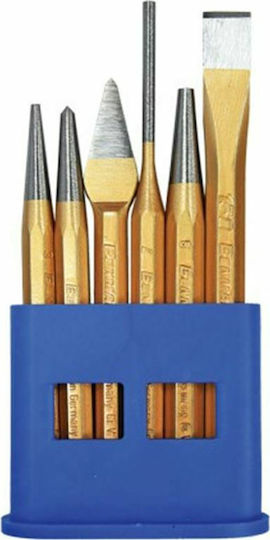 Benman Set Messer, Körner & Treiber DIN 7255 6tlg 71173 Handwerkzeug-Set 6Stück