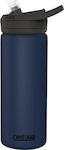 Camelbak Eddy+ Bottle Thermos Stainless Steel BPA Free Blue 600ml with Mouthpiece and Loop 1649401060