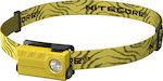 NiteCore Φακός Κεφαλής Επαναφορτιζόμενος Led 360lm NU20 NU20 Yellow