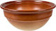 Art et Lumiere Tasty Ceramic Salad Bowl Brown-Beige 27x27x12cm