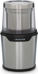 IKOHS Kofigrind Duo Râșniță electrică pentru cafea 300W cu capacitate de boabe 80gr Argintiu IKOHS Kofigrind Duo Râșniță electrică pentru cafea 300W cu capacitate de boabe 80gr Argintiu