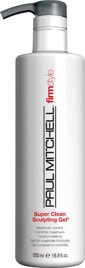 Paul Mitchell Super Clean Sculpting Haargel Gel Μαλλιών 500ml