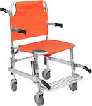 Mobiak Aluminum Folding Stair Chair Medical Transfer Stair Chair with Maximum Weight Capability 159kg 69x51x90cm