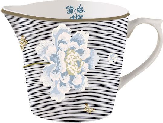 Laura Ashley Midnight Pinstripe Γαλατιέρα Σερβιρίσματος από Πορσελάνη σε Γκρι Χρώμα Laura Ashley Midnight Pinstripe Γαλατιέρα Σερβιρίσματος από Πορσελάνη σε Γκρι Χρώμα