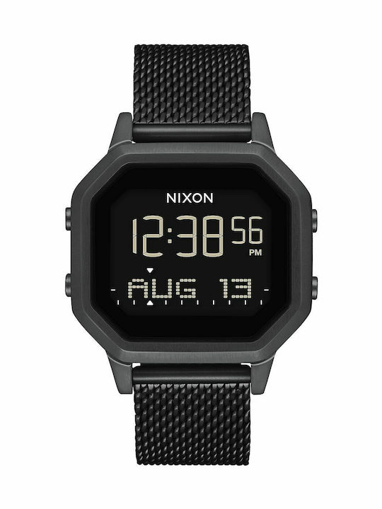 Nixon Siren All Ceas de Damă cronograf cu Negru Brățară Metalică
