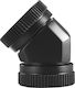 Phanteks 12mm Hard Tube Adapter 45 Fittings Μαύρο