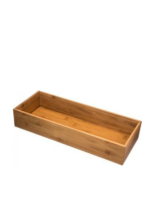 Κουταλοθήκη Bamboo Ορθογώνια Natural 5Five Kitchen Sink Organizer from Wood in Brown Color 38x15x7cm