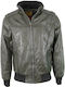 Inox Herren Winter Jacke Leder Gray 19690