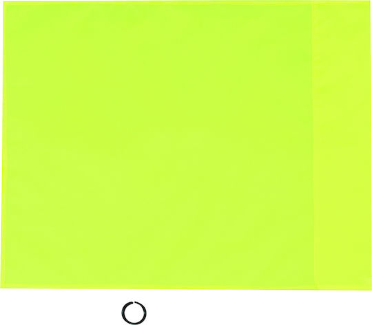 Macron Steaguri Corner Fotbal Set 1buc Galbene cu clipsuri