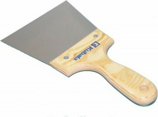 Kubala Gipsspachtel Metallisch 160mm mit Holzgriff 0593