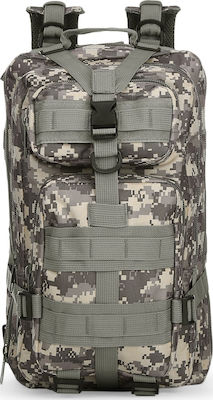 3P Military Military Backpack Backpack Camouflage in Gray Color 30lt