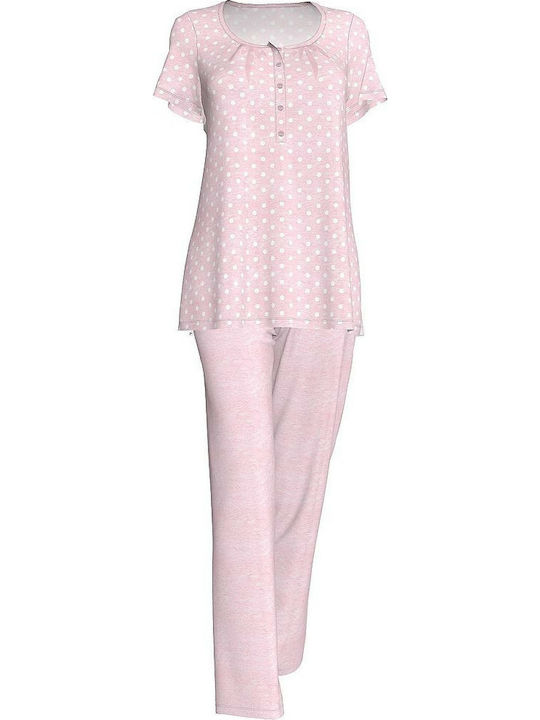 Vamp 6774 Set Summer Women's Pajamas Pink