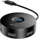 Baseus Round Box USB 3.0 Hub 4 Θυρών με σύνδεση...