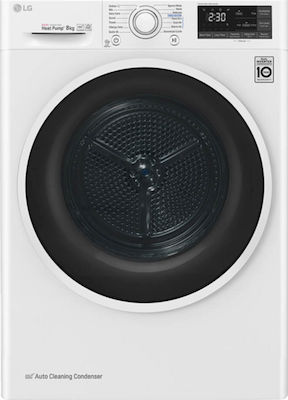 LG RC80U2AV4Q Στεγνωτήριο 8kg A+++ με Αντλία Θερμότητας