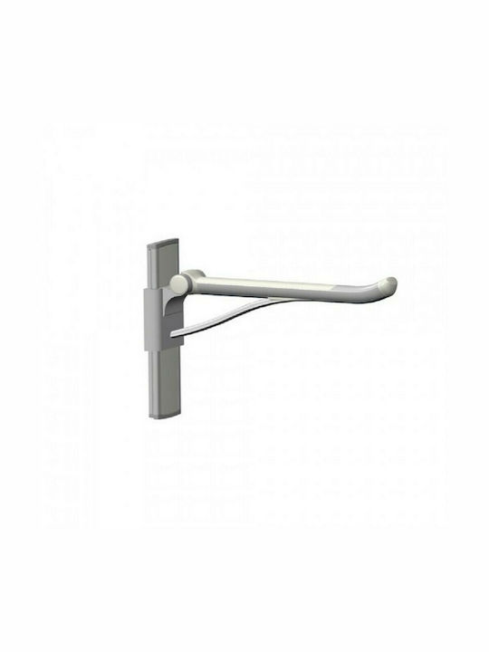 Karag Reclining Inox Bathroom Grab Bar for Persons with Disabilities 72cm White