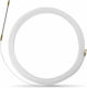 Evik Plastic Electrician Fish Tape Spiral Lungime 15m cu Diametru 3mm și Fixe Capete